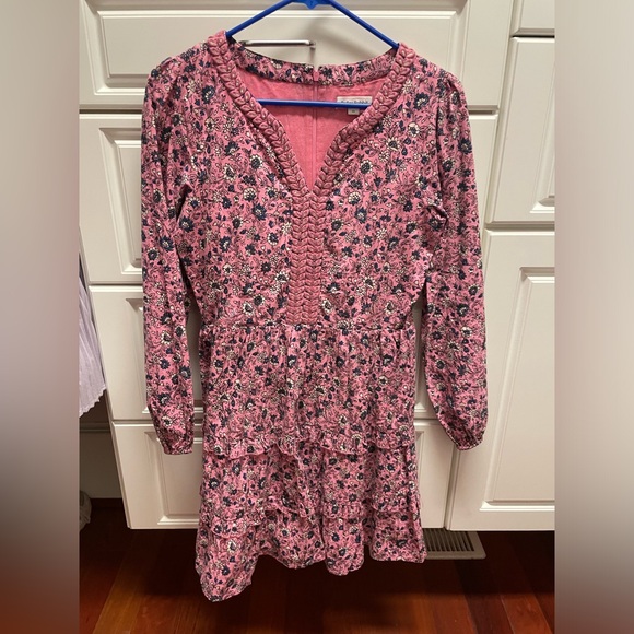 Roller Rabbit Cluny Naema Dress Pink Floral Sz XS - Picture 2 of 5